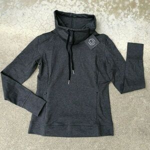 UNFNSHD Exercise Gym Fitted  Neck Pullover Sweater​​​​​​